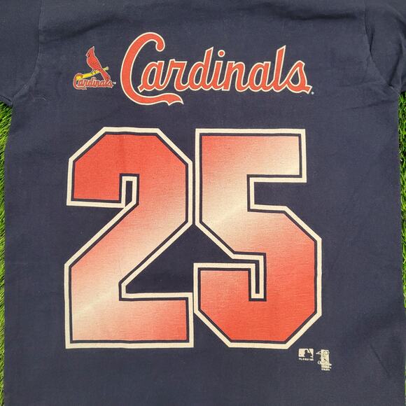 Vintage 1998 Cardinals Shirt Medium 19x28 Mark-McGwire - Picture 4 of 12
